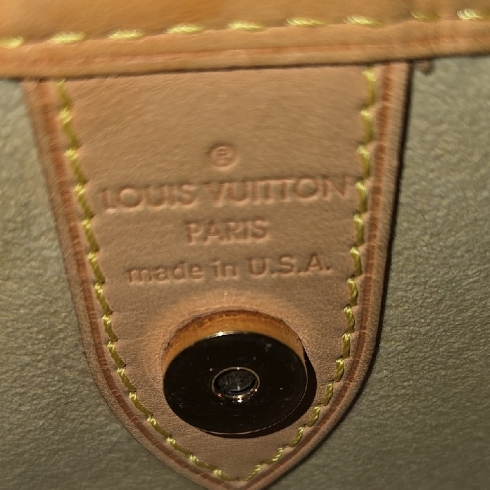 Louis Vuitton Brown and Tan Monogram Shoulder Bag - Picture 14 of 14